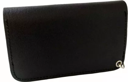 Biker Geldbörse Schwarz im XL Size