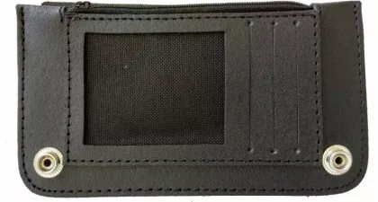 Biker Geldbörse Schwarz im XL Size