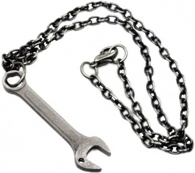 Gothic Necklace Jewelry Wrench