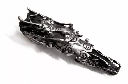 Gelenk Fingerring Drachenkopf
