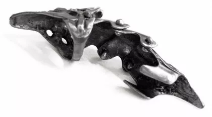 Gelenk Fingerring Reptil Kopf