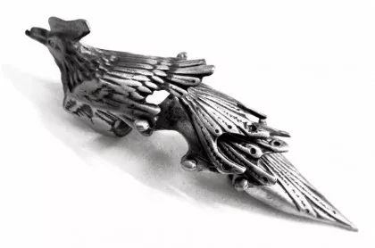 Gelenk Fingerring Pfau