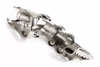 Gelenk Fingerring Totenkopf & Fledermaus