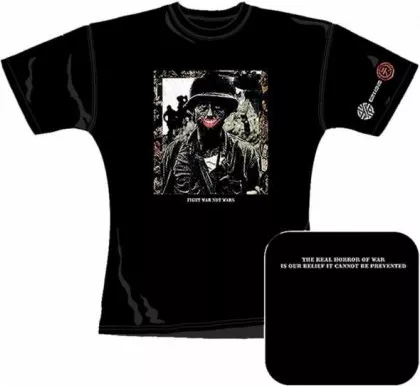 Official Merch. Girlie - Crass - Fight War Not Wars
