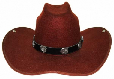 Leather Hatband - Red Indian