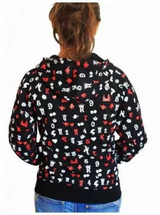 Gothic Kapuzensweatshirt - Gambler