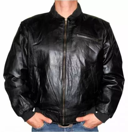 Reißverschluss - Lederjacke