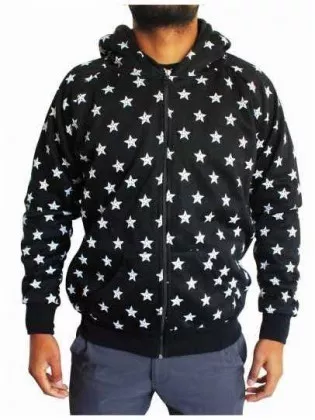 Gothic Kaputzensweatshirt - Stars
