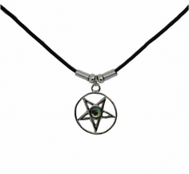 Mystische Halskette Pentagramm