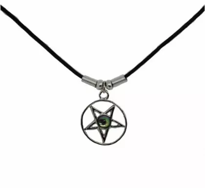 Mystische Halskette Pentagramm