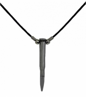 Necklace with Bullet Pendant