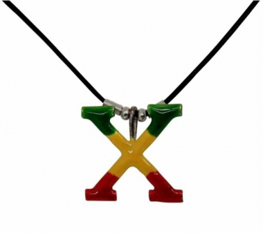 Necklace Rasta X Pendant