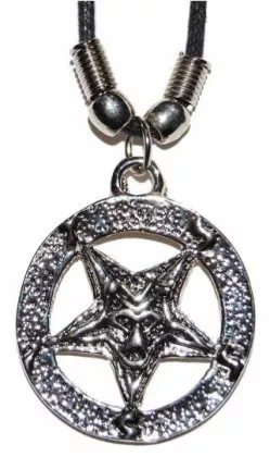 Gothic Halskette Pentagramm
