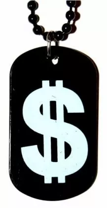 Gothic Halskette Dollar