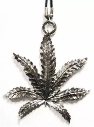 Cannabis Leaf Necklace