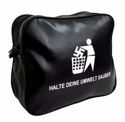 College Schultertasche Halte Deine Umwelt Sauber