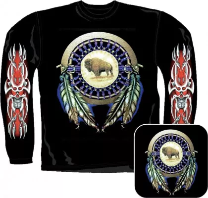 Sweatshirt - Büffel Mit Tribal