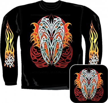Sweatshirt - Flame Tribal