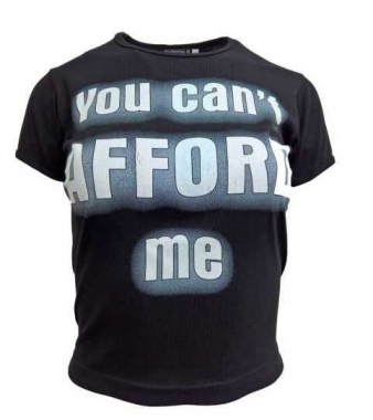 Schwarzes Top - You Can't Afford