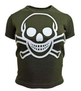 Army Green Top Skull