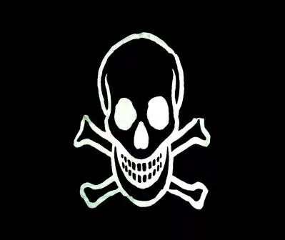 Baumwolltuch Totenkopf