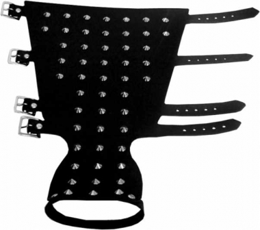 Leather Wristband - 50 Pointed Studs