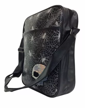 Spinnen Henkeltasche in Schwarz