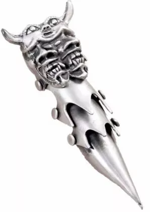 Gelenk Fingerring - Teufel Köpfe