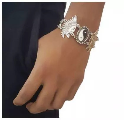 Armband Indianer & Yin Yang