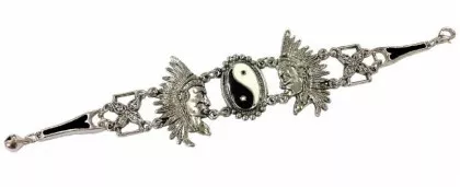 Armband Indianer & Yin Yang