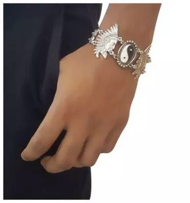 Armband Indianer & Yin Yang