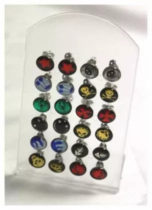 SOHR 014 - Ear Studs / Multi Colour