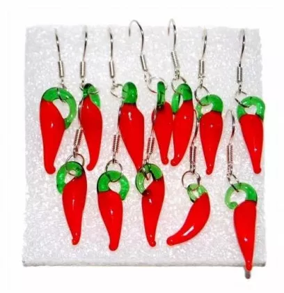 SOHR 024 - Ohrstecker Set / Red Peperoni