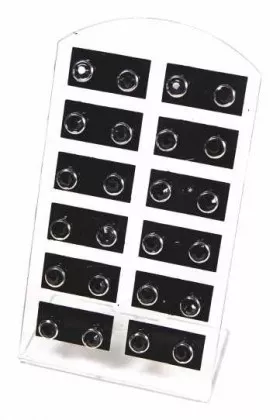 SOHR 043 - Ohrstecker Set / Schwarz
