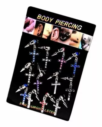 PIC 004 - Piercings Set / Kruzifix