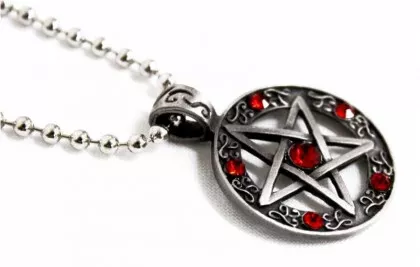 Halskette Pentagramm