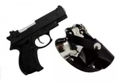 Gürtelschnalle mit integriertem Feuerzeug - Pistolengürtelschnalle 9mm