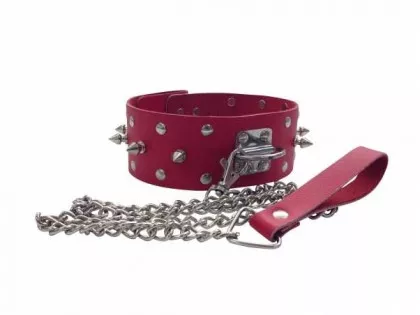 Lederhalsband - Killernieten