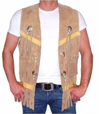 Western Leather Vest