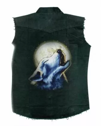 Worker Shirt Moonlight Wolf
