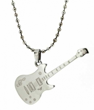 Gothic Necklace Jewelry Guitar