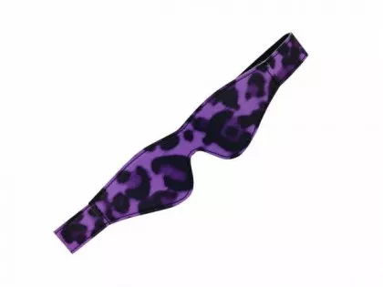 Peitschen Set - Leopardenmuster - Lila