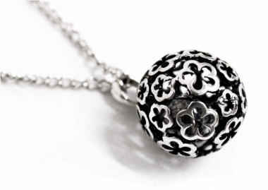 Gothic Necklace Jewelry Flower Orb