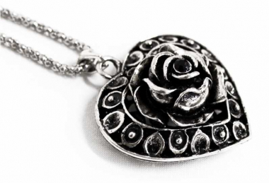Gothic Necklace Jewelry Rose Heart