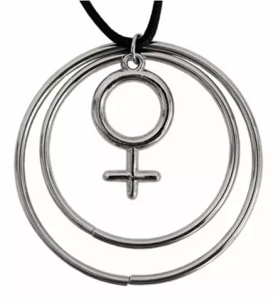 Gothic Halskette Weib Symbol