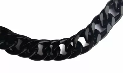 Biker Panzerkette in Schwarz | 65 cm Gesamtlänge