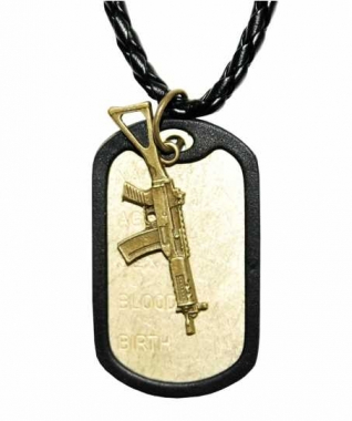 Cool dogtag with a rifle