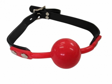 Ball Gag Silicone in Red
