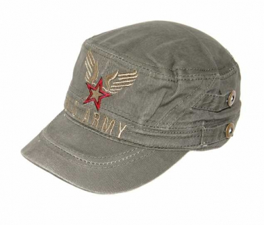 Star with Wings on US Army Cap