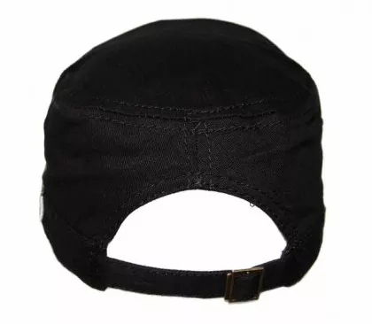 Star with Wings Black Navy Cap